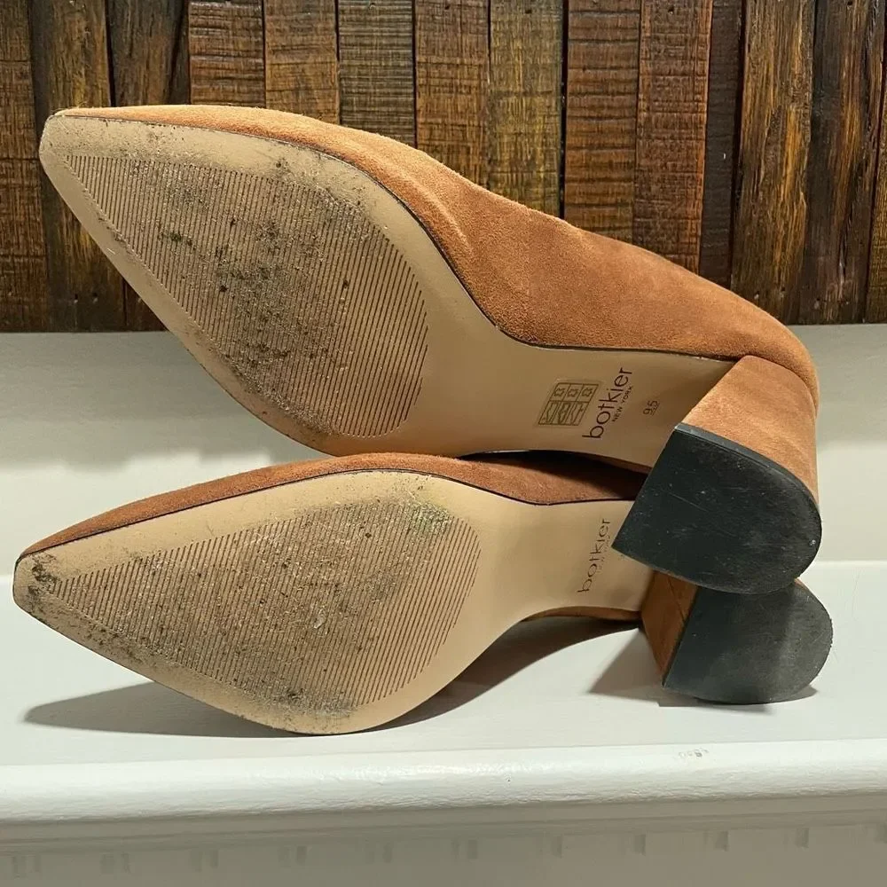 BOTKIER - Tabitha Pumps Heels Brown Suede 9.5 - Picture 10 of 11